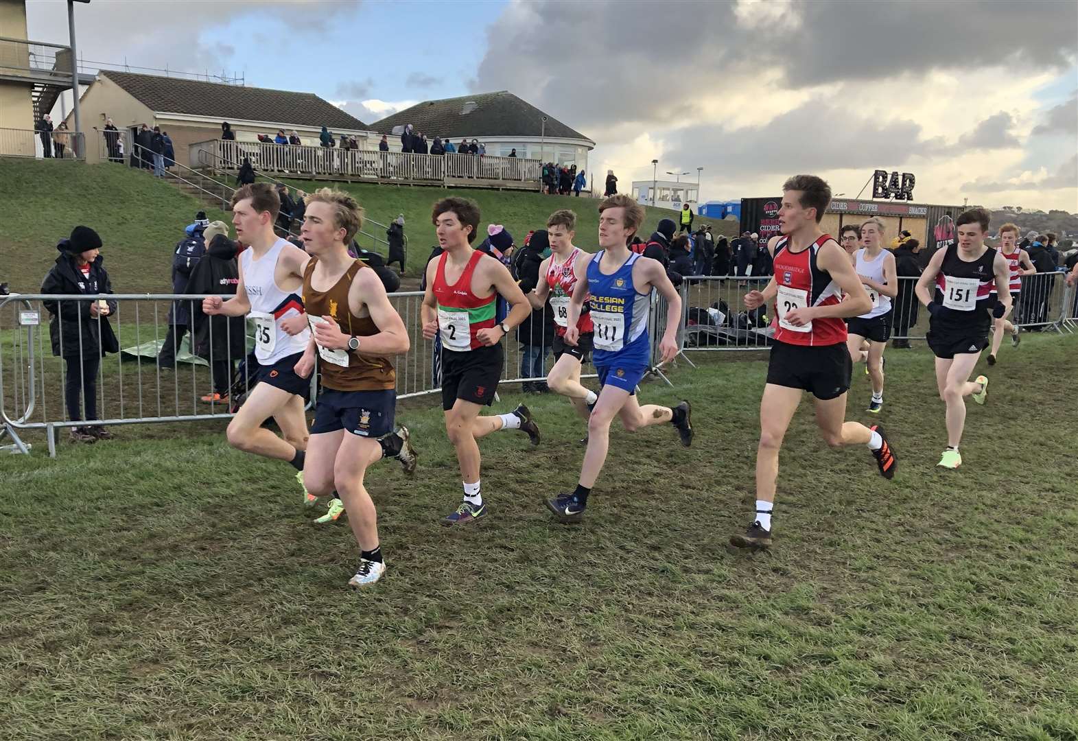 Bourne Grammar athletes compete in the national schools crosscountry