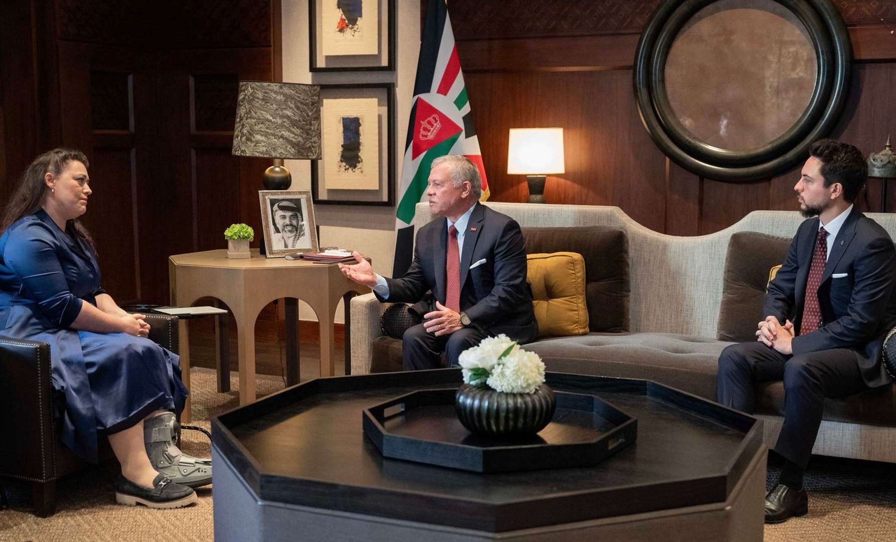Alicia Kearns visits Jordan and His Majesty King Abdullah