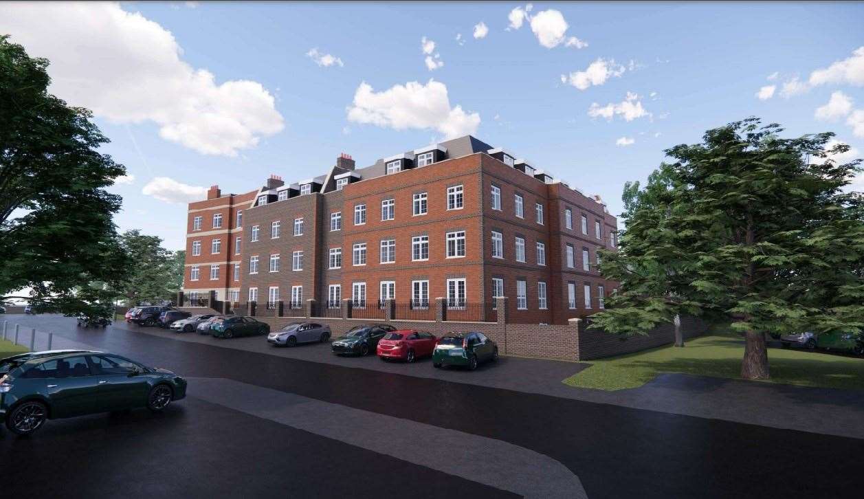 The view of the proposed care home, from The Vista (RDT Architects, submitted to South Holland District Council)