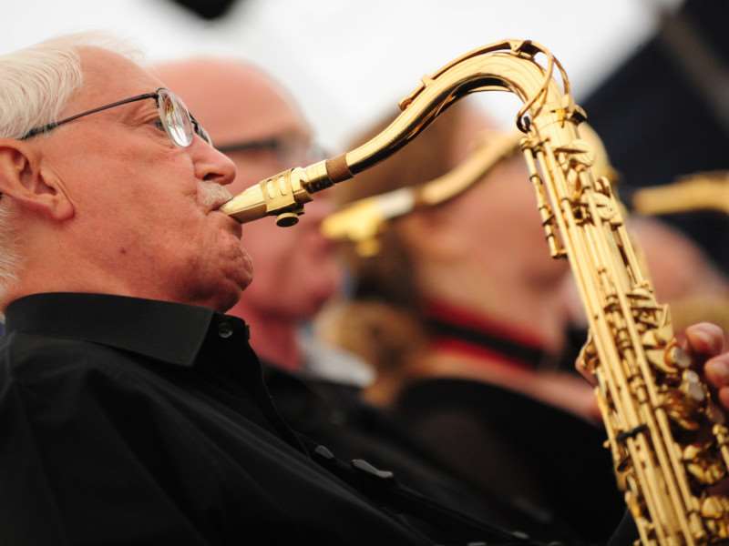 A rousing performance was given by Grantham Rhythm and Blues Orchestra at Big Band Night. TRP-19-6-2015-371A (18)