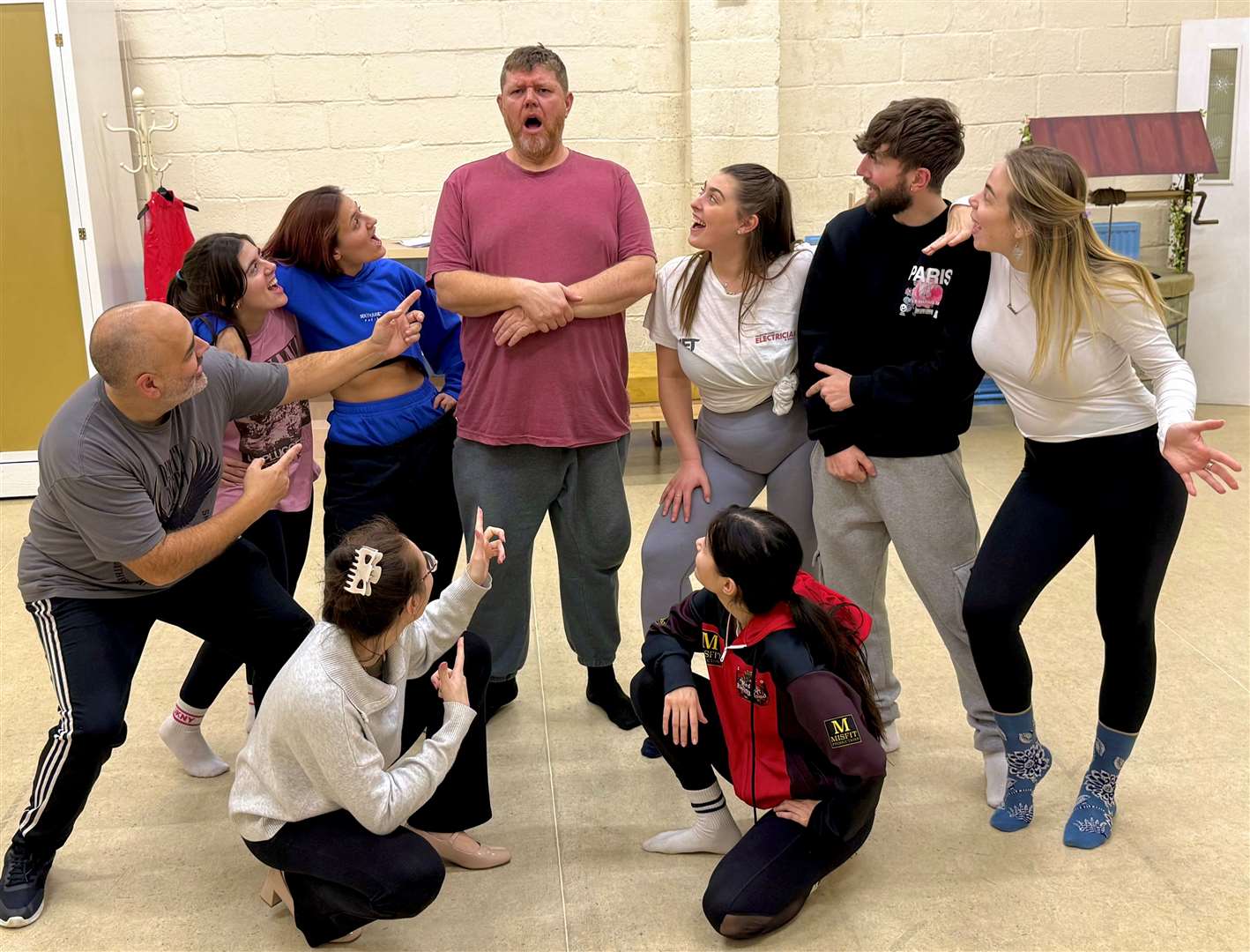The cast of Red Hot Riding Hood, by Misfit Productions.