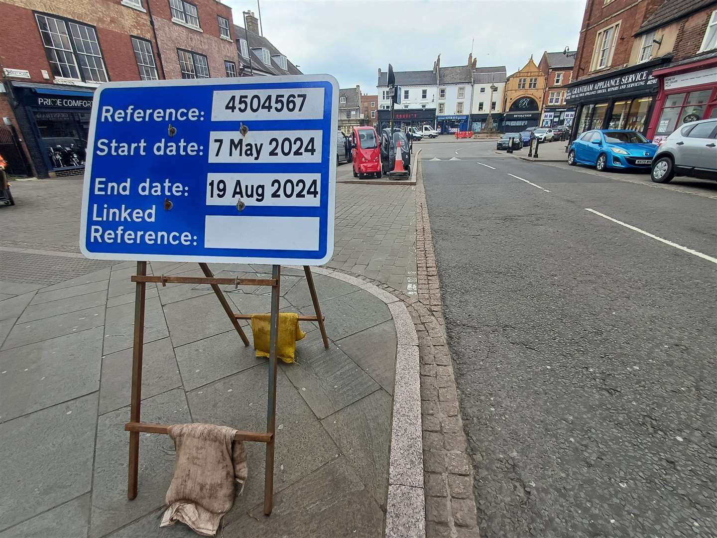 Grantham Market Place. | Image: Daniel Jaines