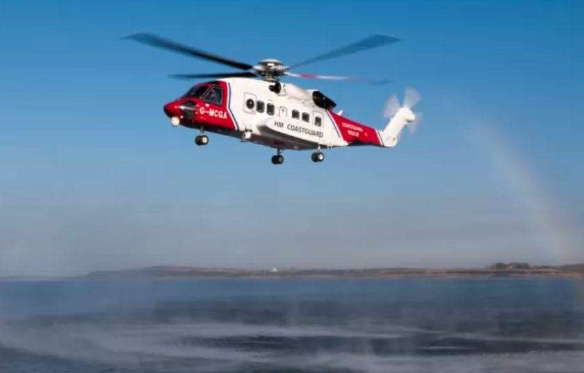 HM Coastguard were called to the tanker crash in the Humber Estuary PHOTO: HM COASTGUARD