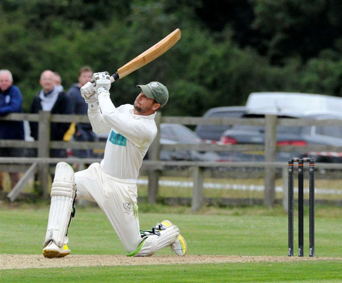 Action from Ufford Park's match with Stamford Town. Photo: Chris Lowndes