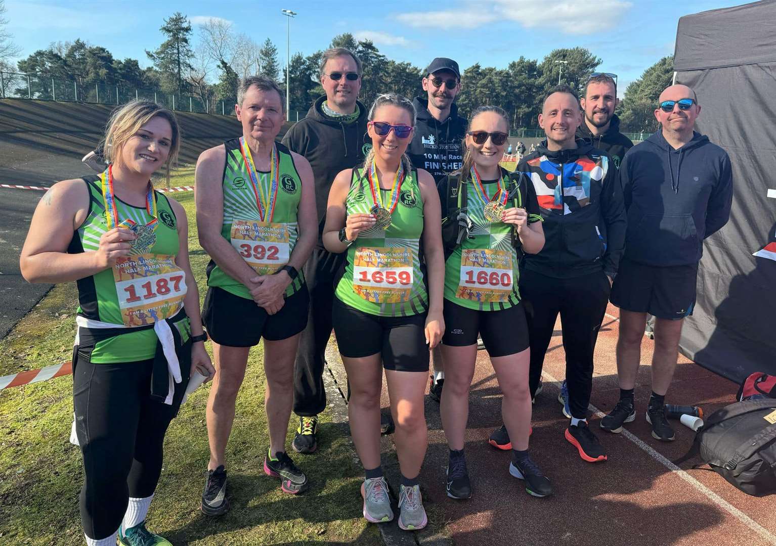 Grantham Running Club at the North Lincs Half Marathon