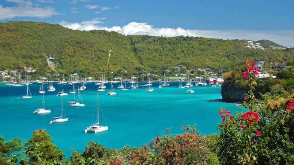 Aerial view of a beach in Saint Vincent and the Grenadines. Photo: Travel Counsellors
