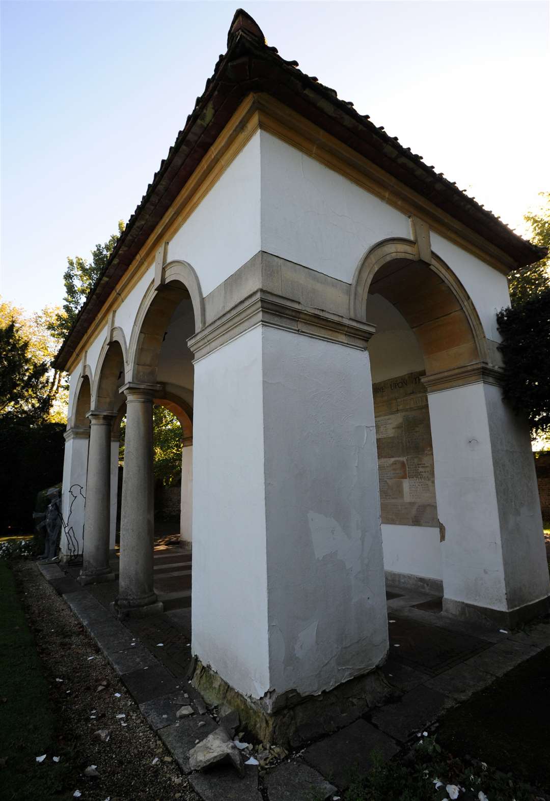 Work is due to be taking place on the Grade I Listed war memorial in Spalding's Ayscoughfee Gardens