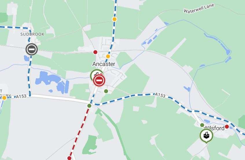 The roadworks will be carried out on the B6403 High Dike at Ancaster and Wilsford, from the A153 junction to the junction with Heath Lane