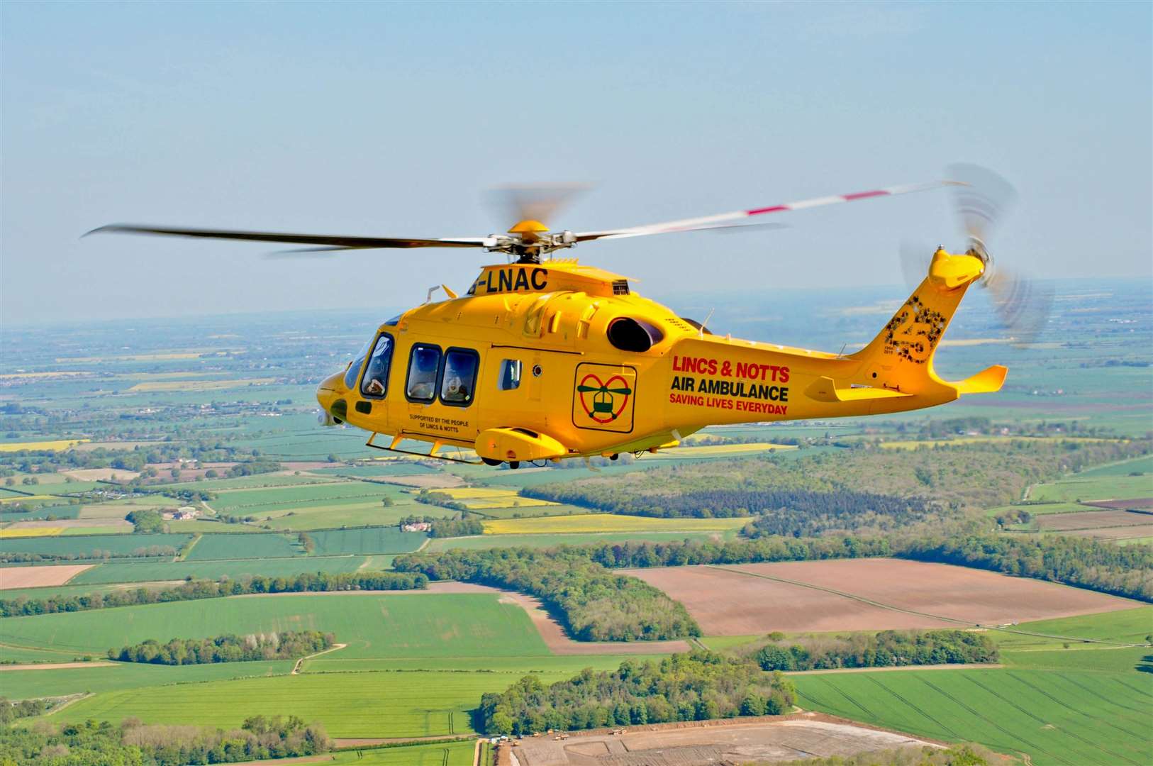 The drone flew so high the Air Ambulance and RAF had to divert routes