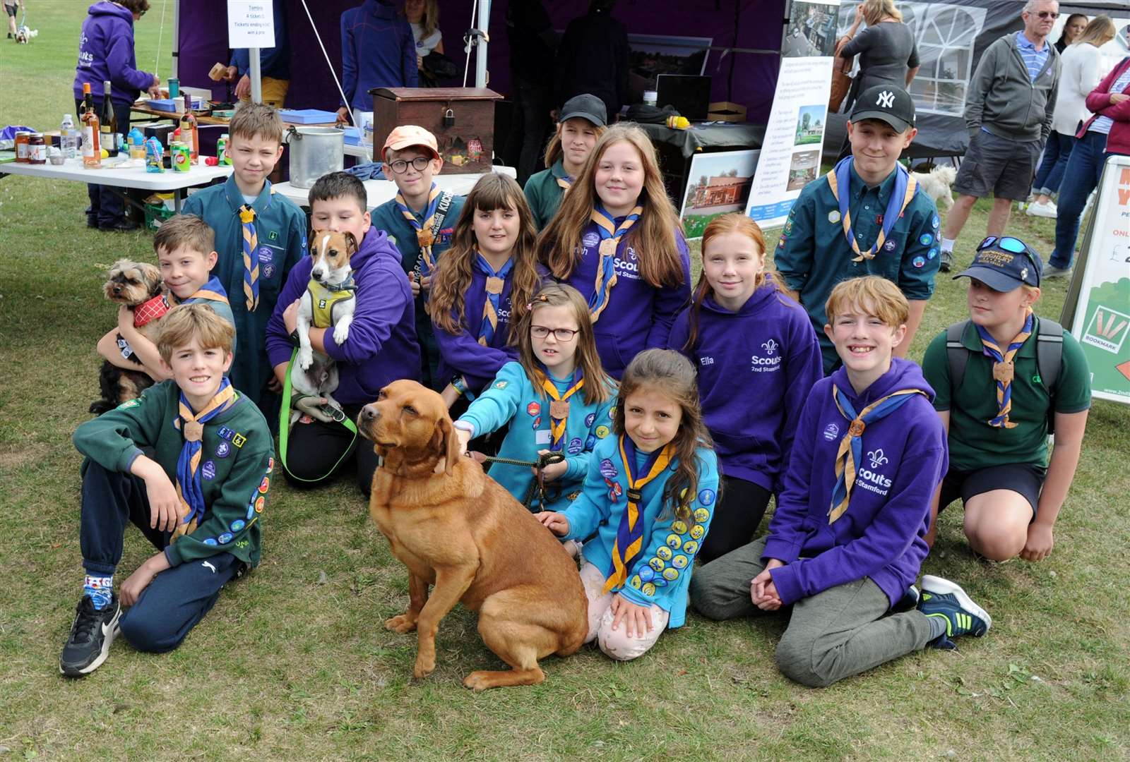 2nd Stamford Scouts at the dog show. Photo: Chris Lowndes