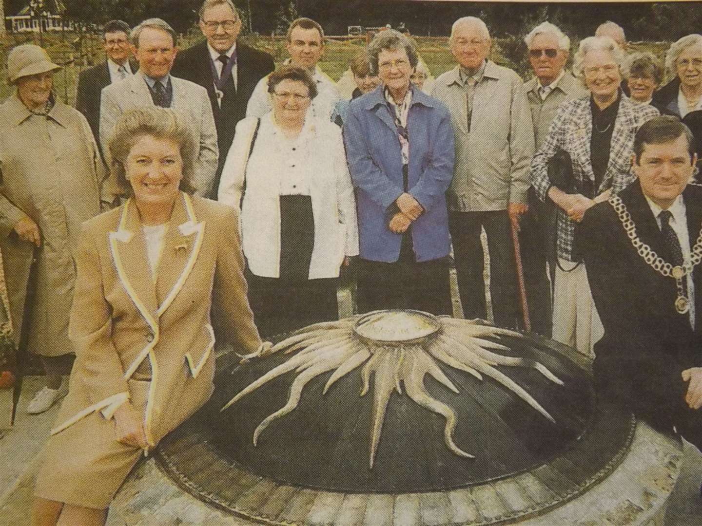 25 years ago: July 3, 1998 – Lady Victoria Leatham, Stamford Mayor Colin Evans and former Mayor Alec Burt and townspeople gather for the opening of the Princess Diana memorial in Burghley Park.