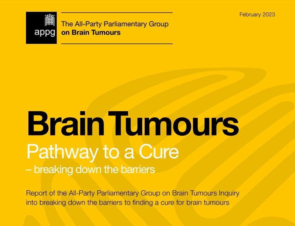 The report was compiled by the Brain Tumour Research charity with whom Rob is a trustee