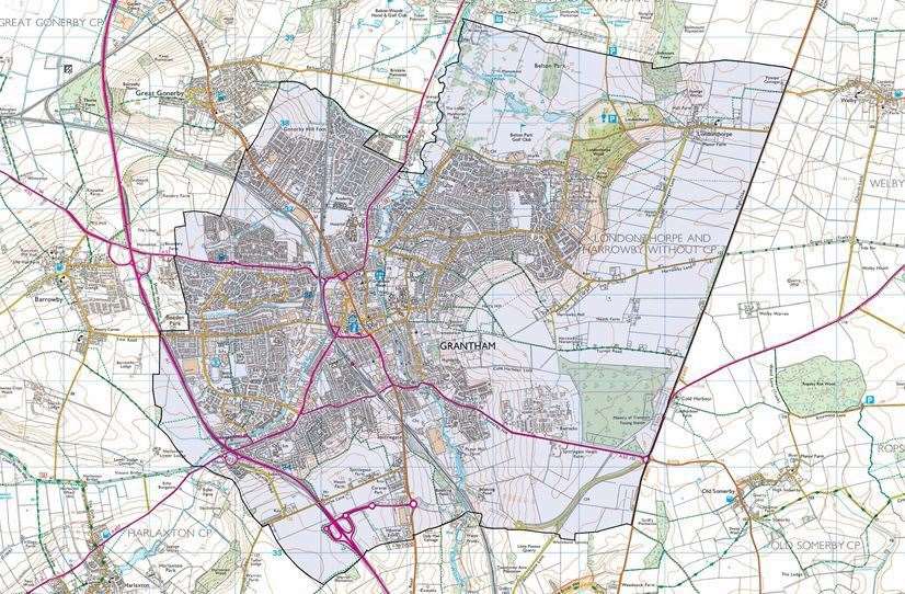 The boy must also not associate with another specific male in the area shown. Image: Lincolnshire Police