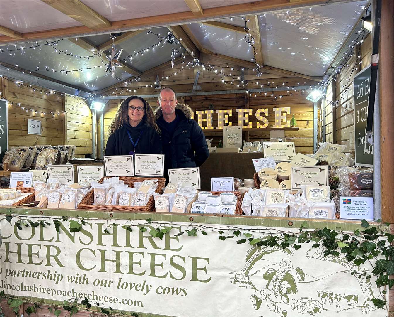 Lincolnshire Poacher Cheese had a stall at the event