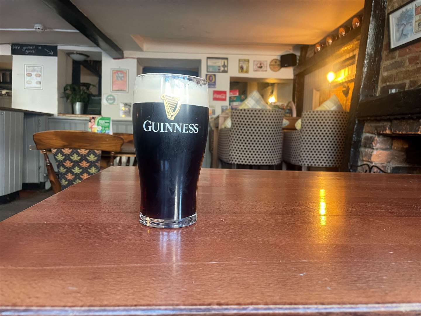 A good pint of Guinness