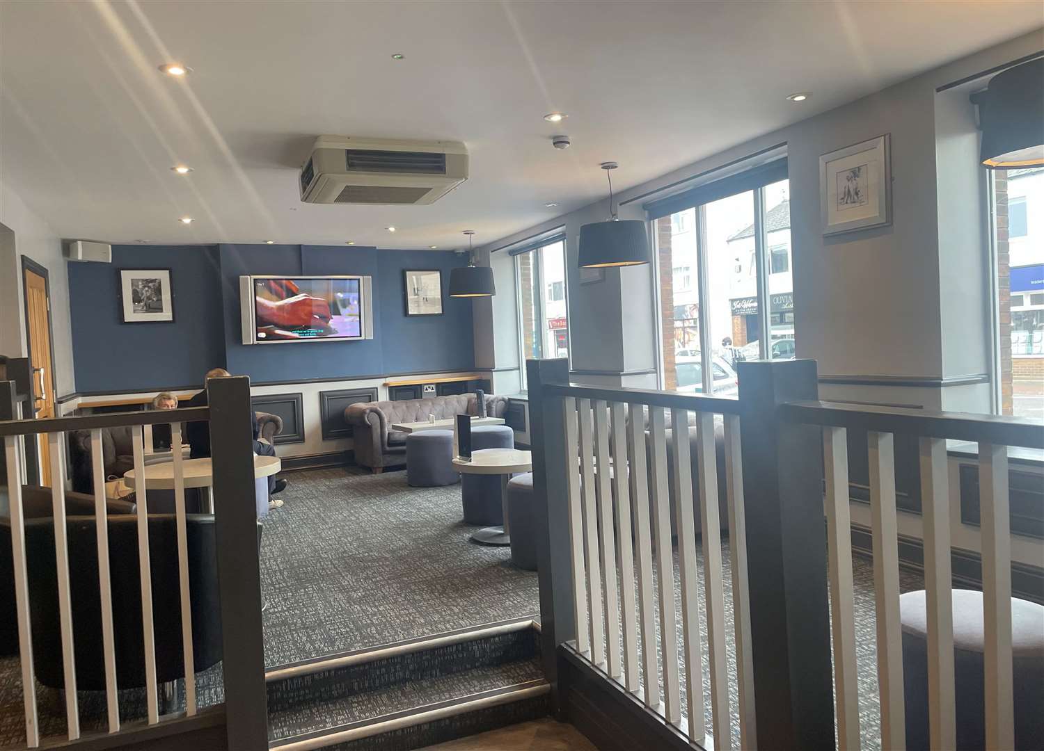 The bar area at Bentley's