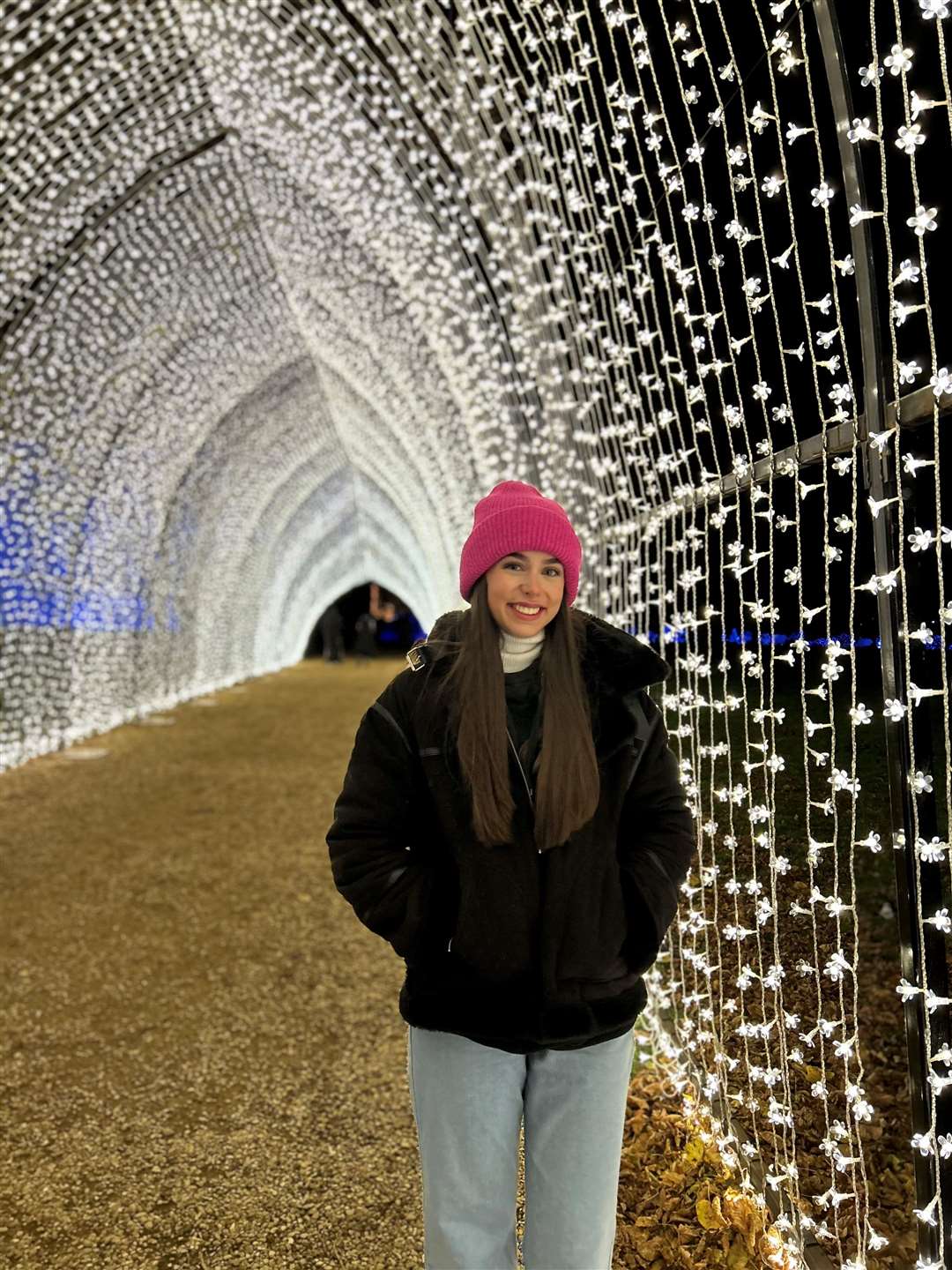 Reporter Maddy Baillie in the Christmas Cathedral