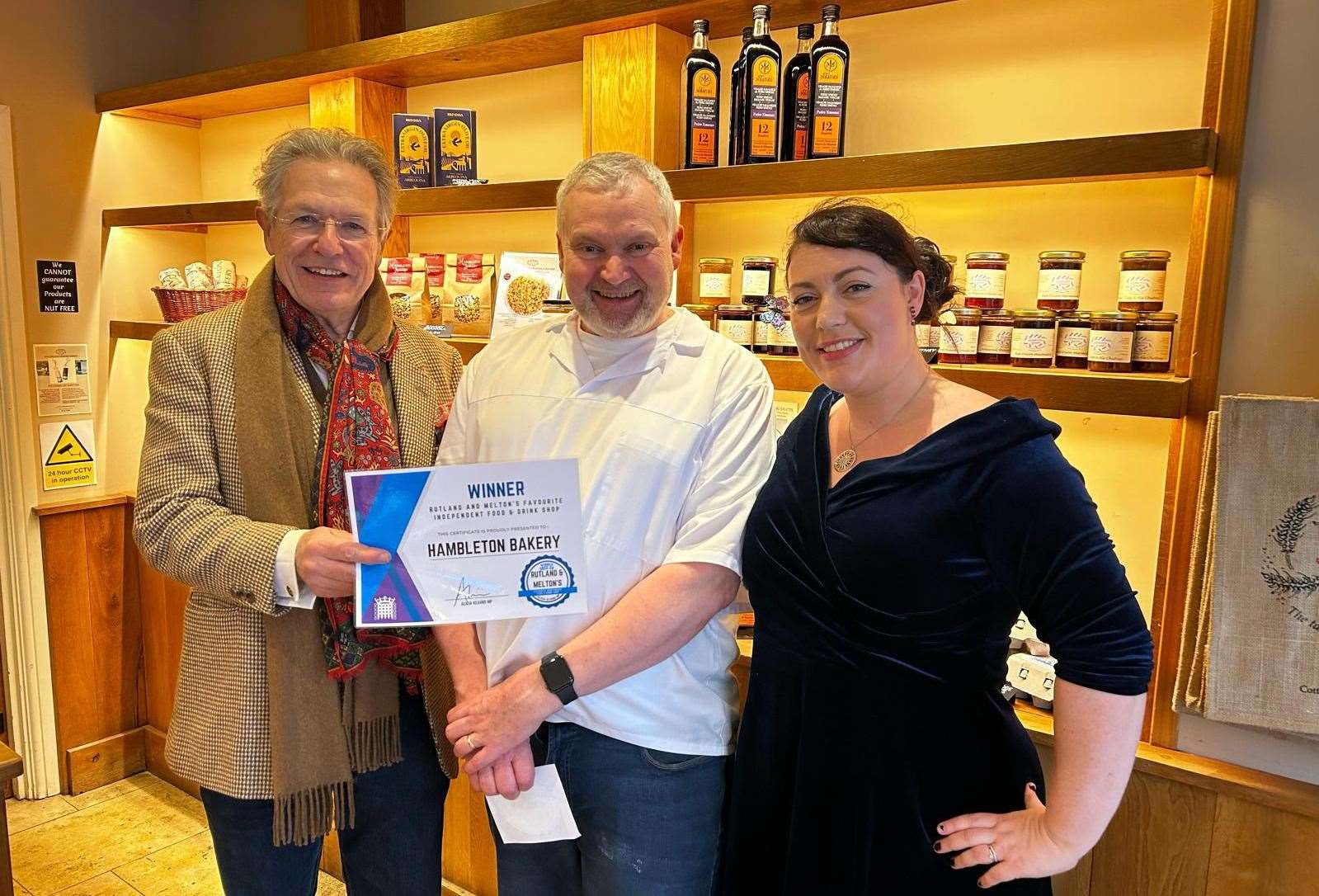 Hambleton Bakery won the food and drink award