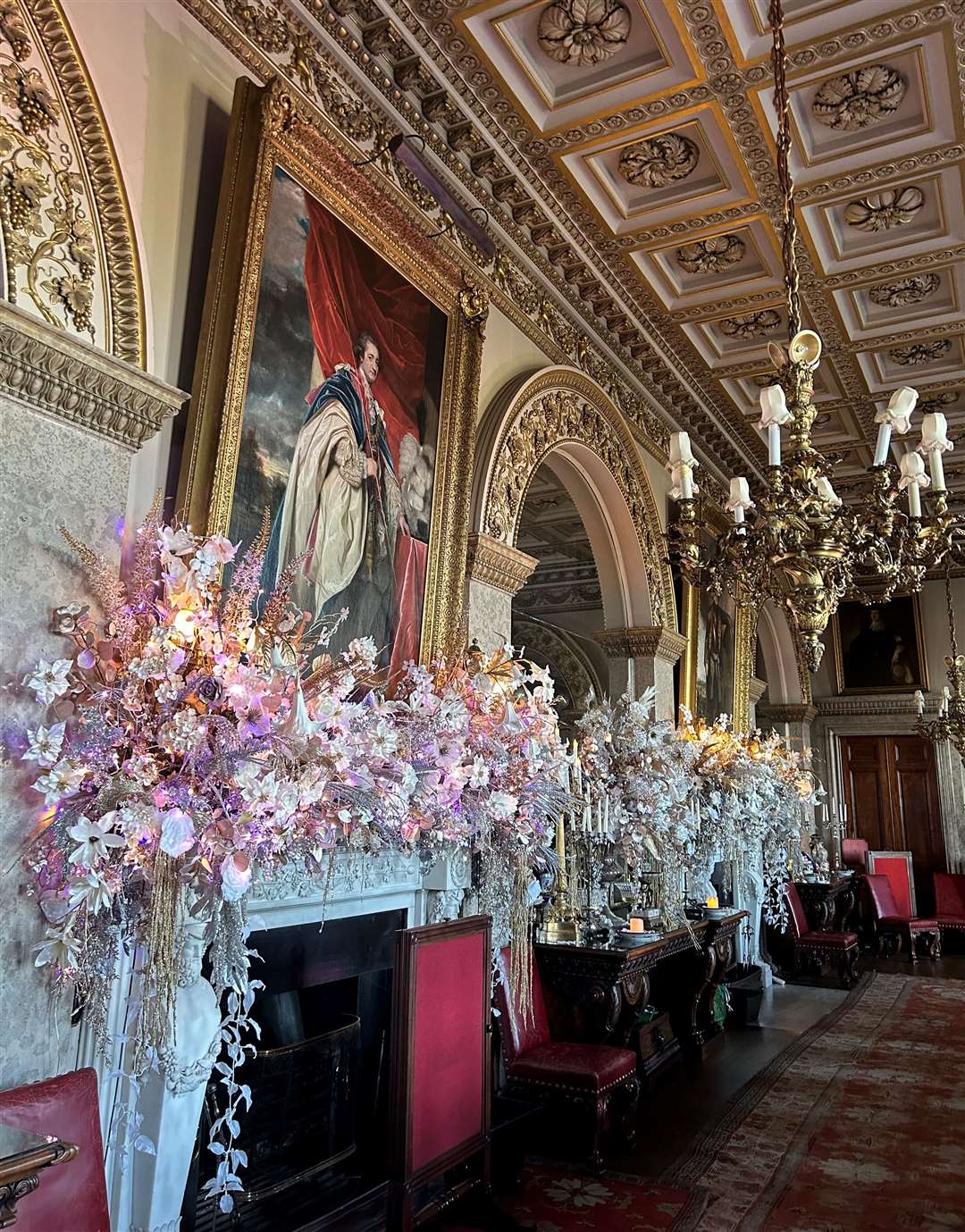 The rooms have different colour themes