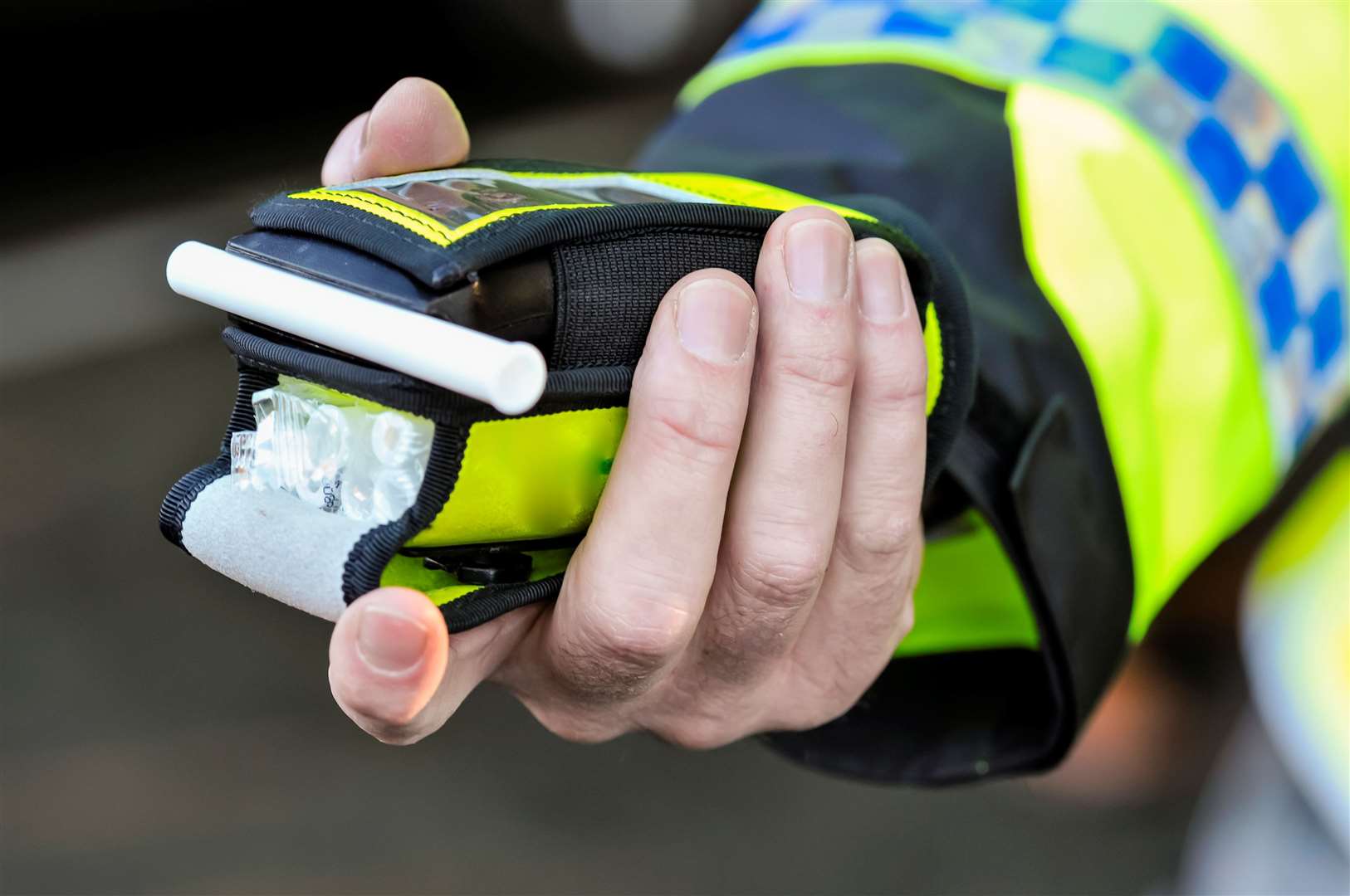 A roadside breathalyser