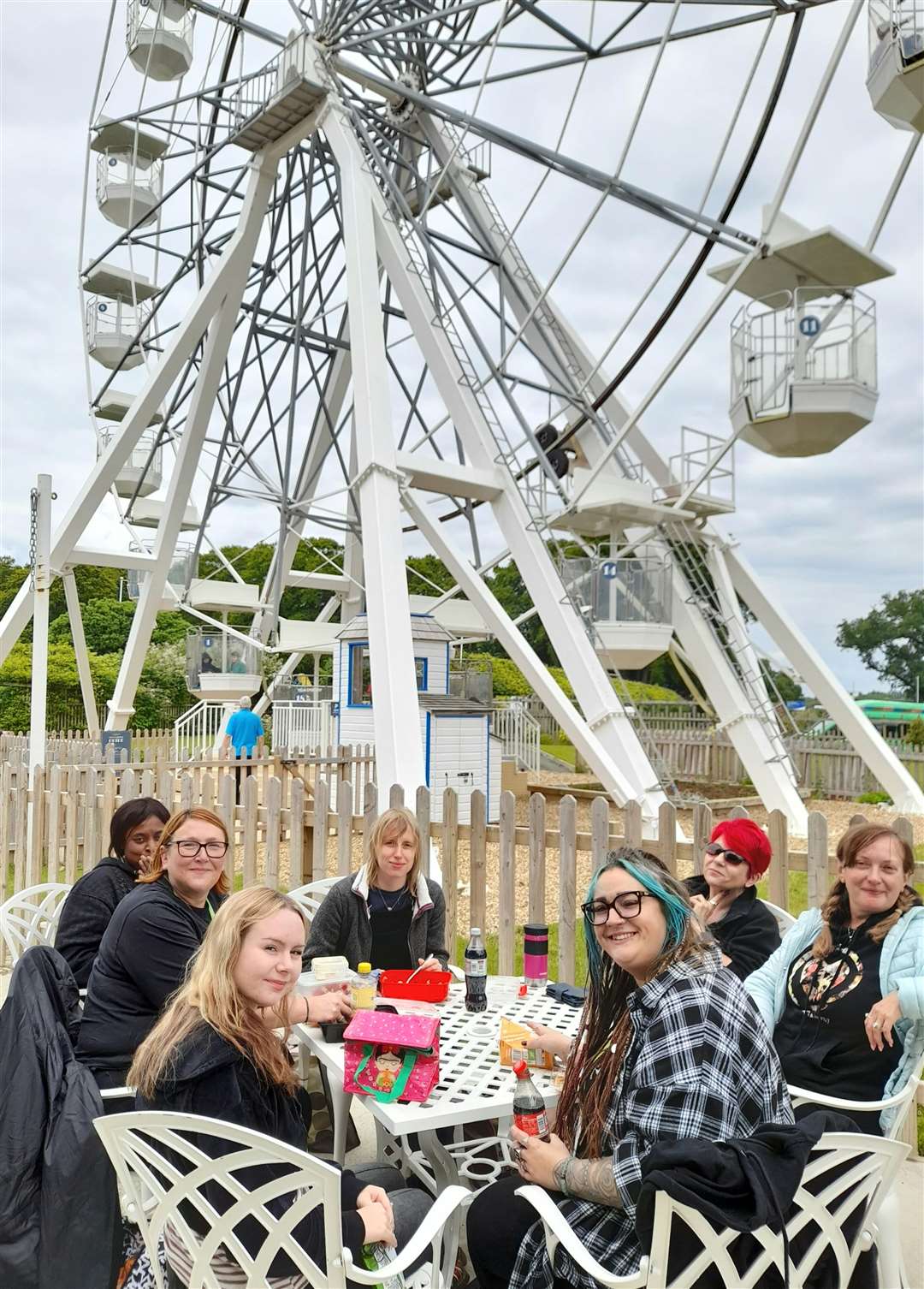 Students from the Young People's Learning Provision enjoying thrilling rides at Wicksteed Park.