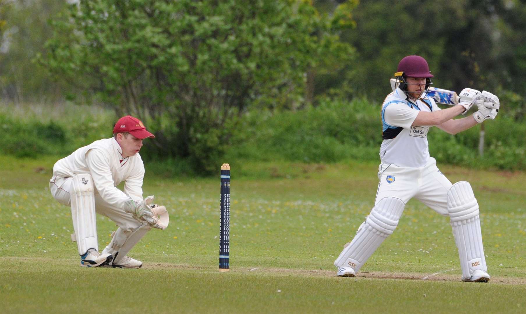 Billingborough 2nds batting against Moulton Harrox 2nds on Saturday. Photos: Chris Lowndes