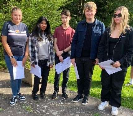 Teenagers from Kirkstone House in Baston picked up their GCSE results