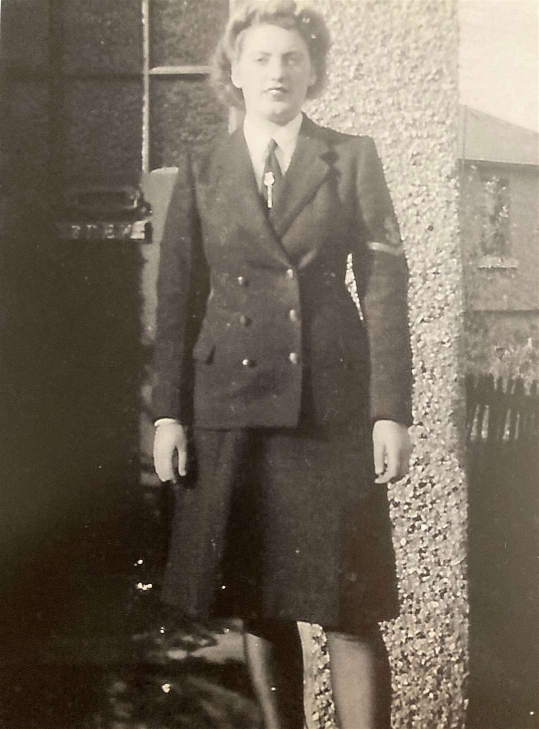 Joan Briggs during her Royal Navy days.