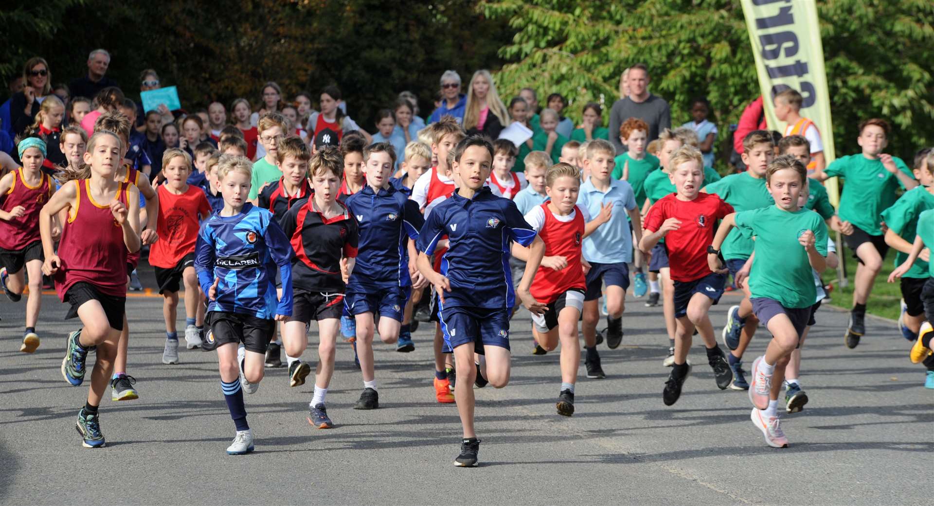 Barnack Primary School fun run 2022. Photo: Chris Lowndes