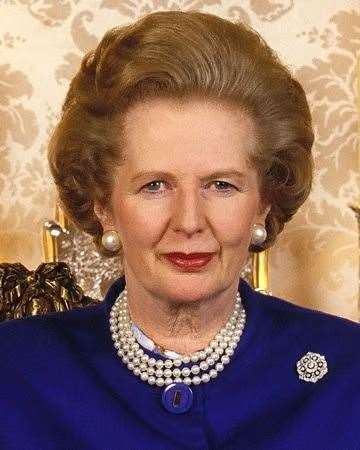 Margaret Thatcher.