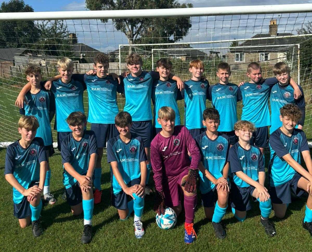 Ketton's under 14s squad
