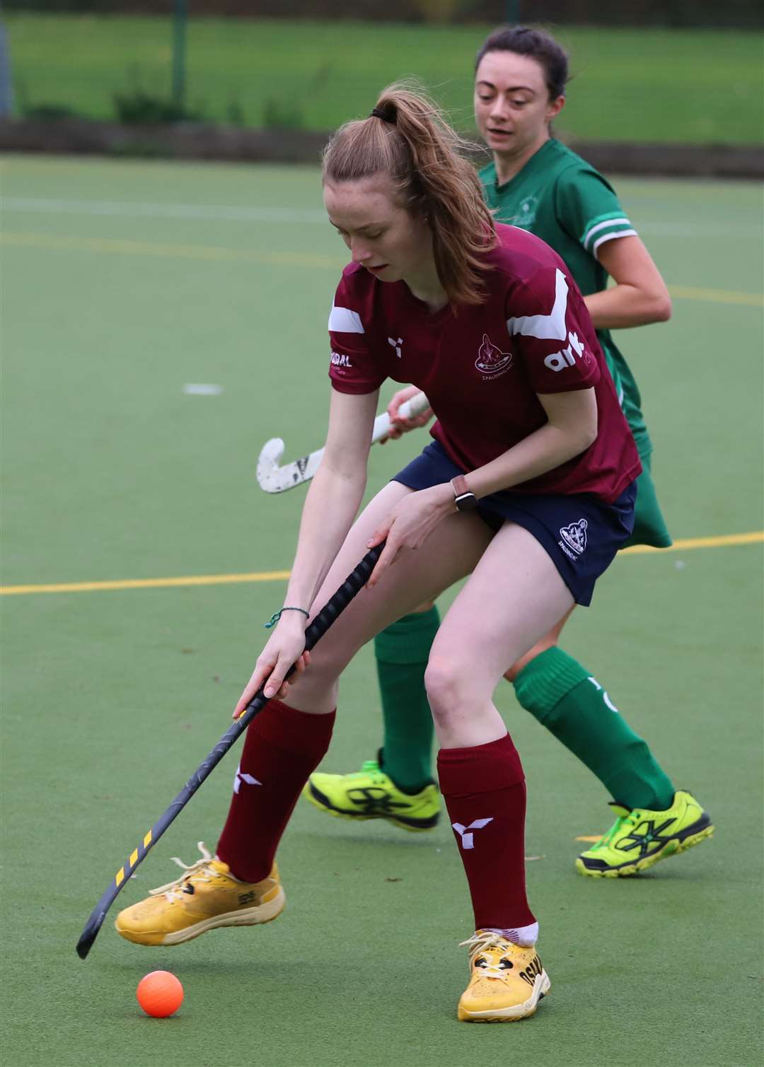 Ladies first team action from Spalding's match with Long Sutton. Photo: Nigel Cookson