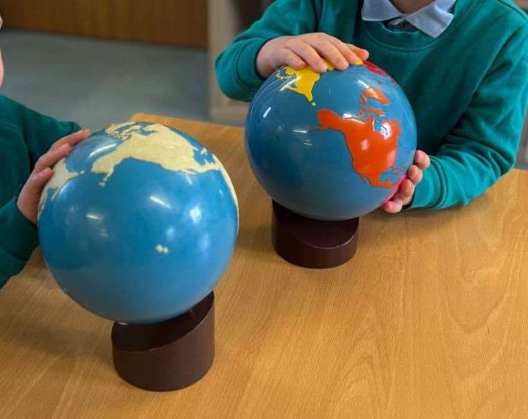 The children are encouraged to be more independent with their learning.