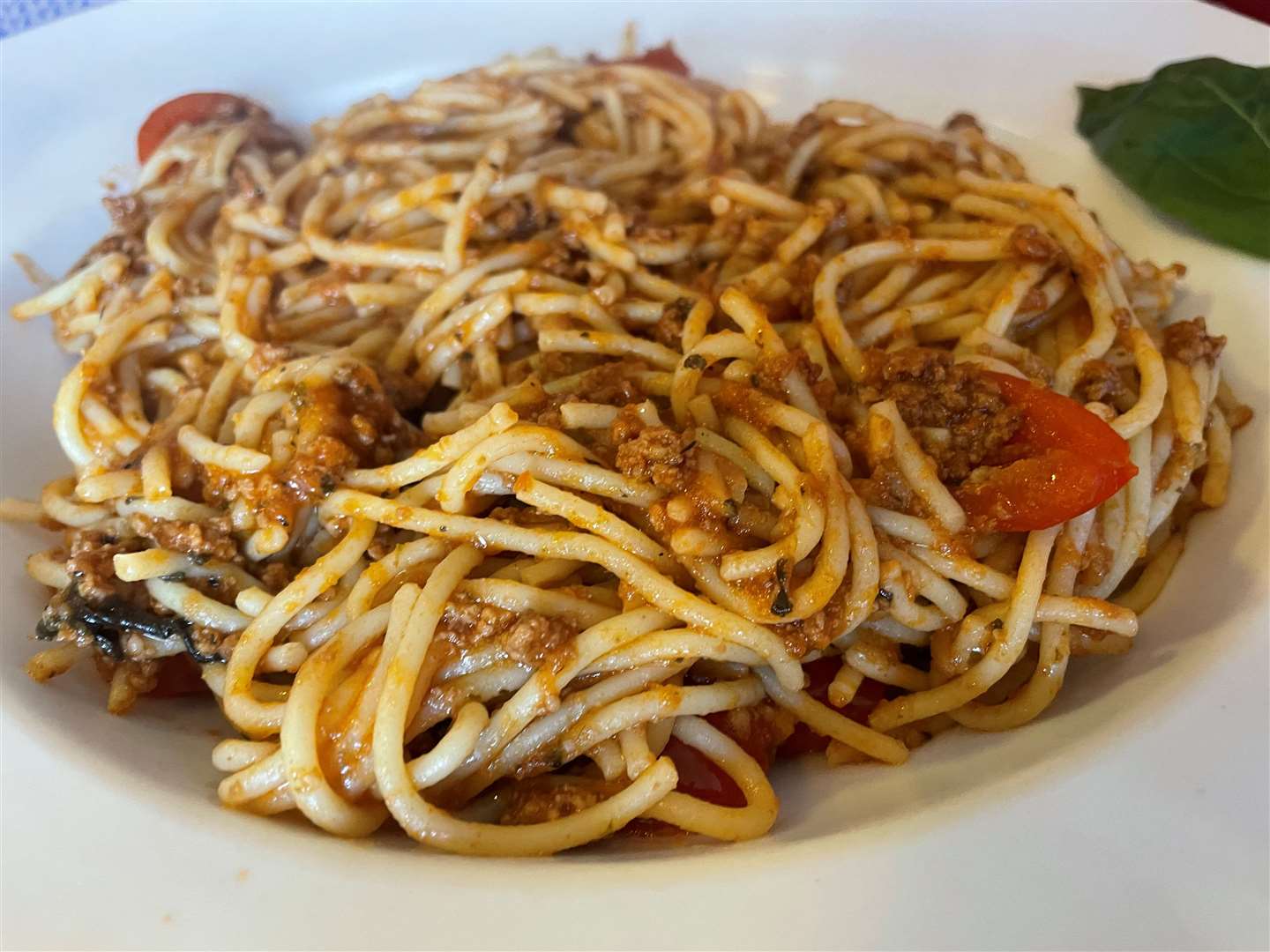 The spag bol got the thumbs up