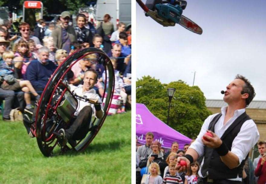 Organisers have announced new daredevil act Dangerous Steve. Pictures: Carrington Communications