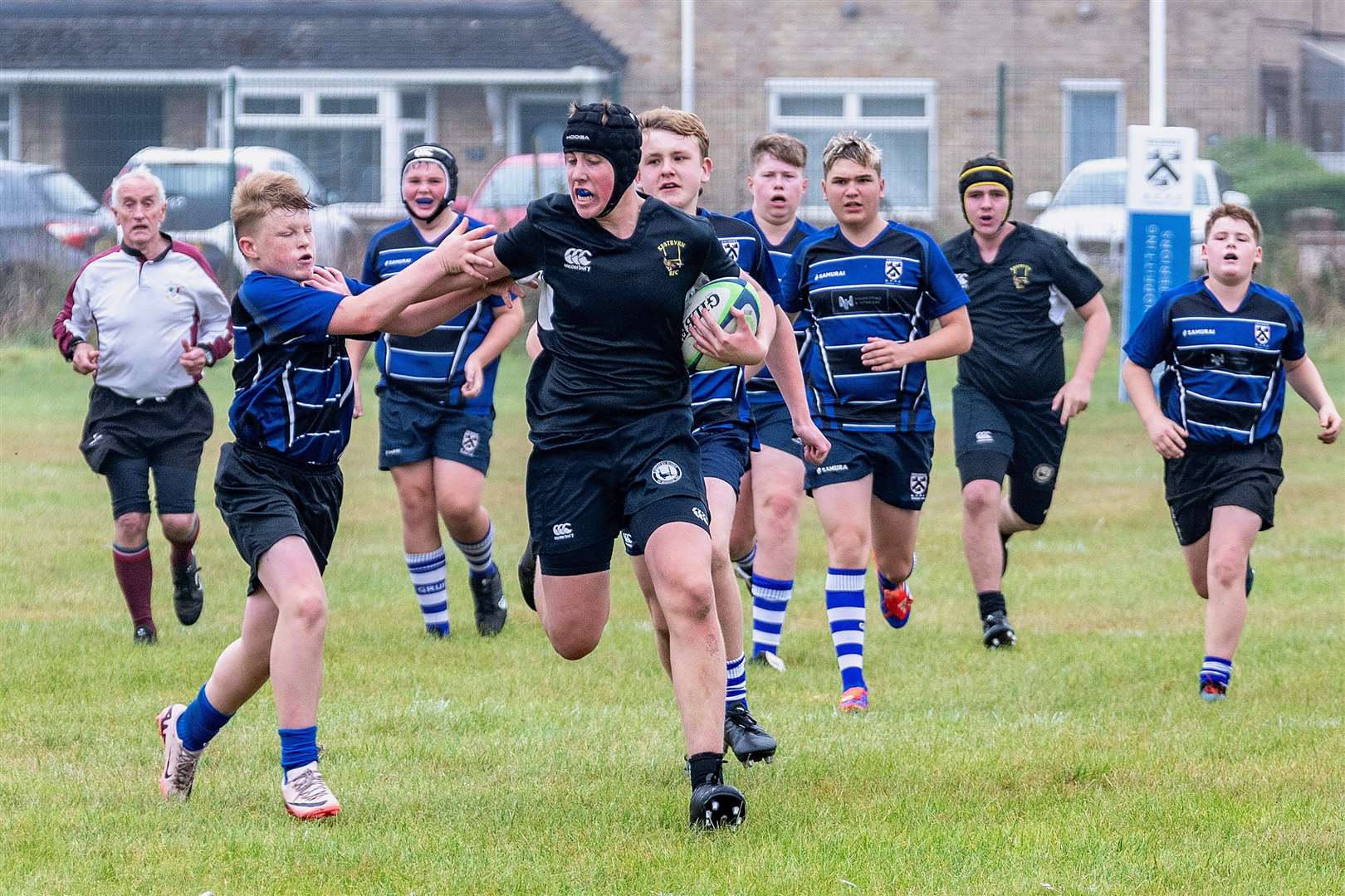 Action from Kesteven Under 15s' victory over Grimsby. Photo: Dan Wray Photography