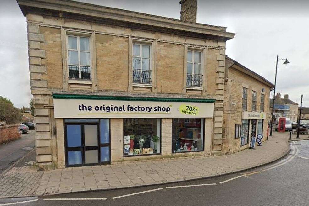 The Original Factory Shop in Market Deeping will close on May 19. Photo: Google Maps