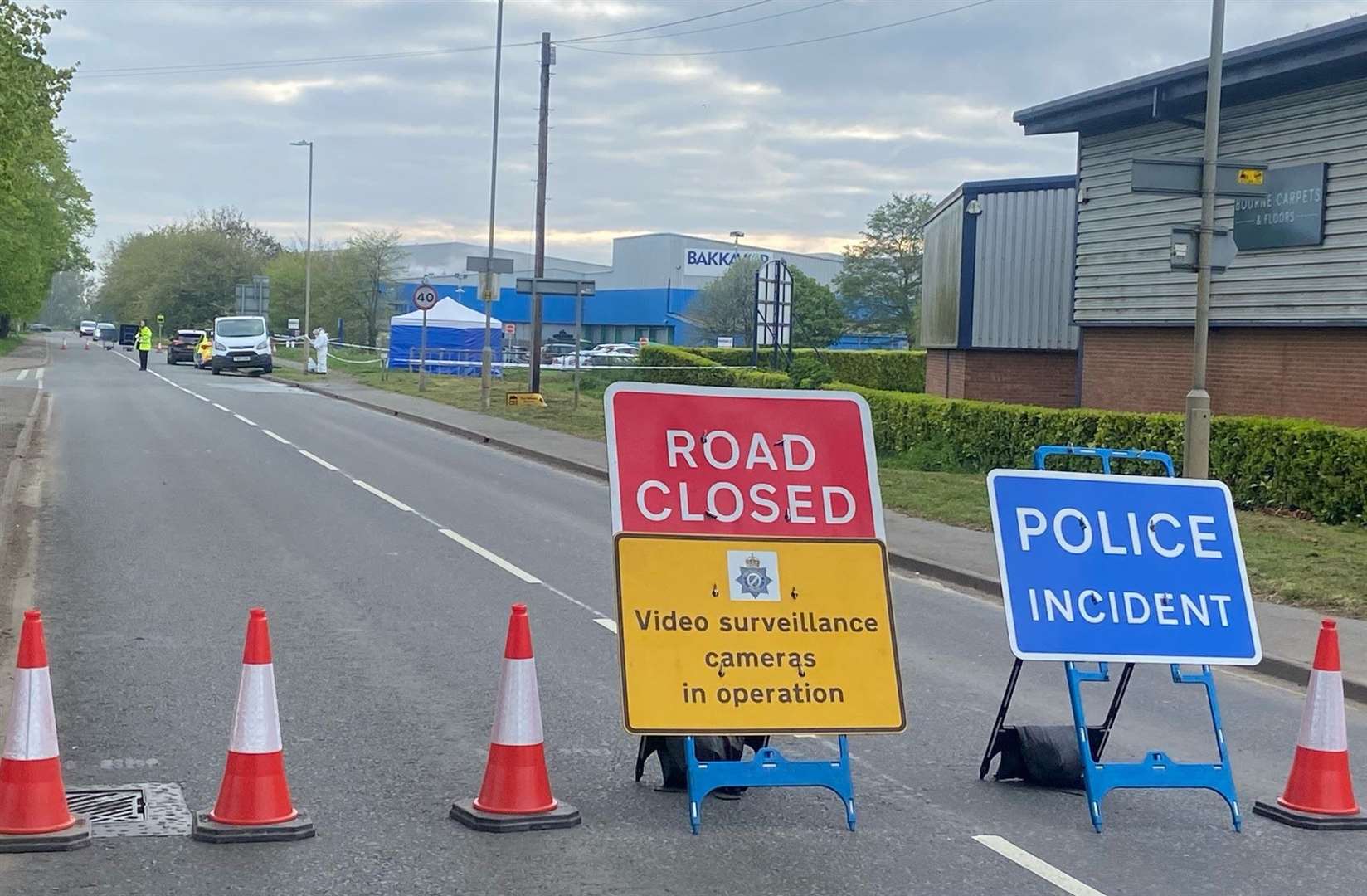 Police are investigating an unexplained death in Bourne