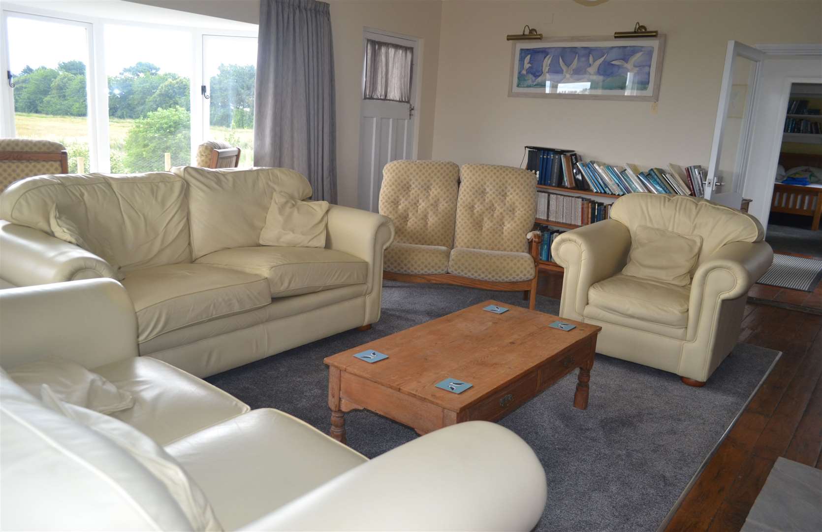 Lounge - Sir Peter Scott Lighthouse, Sutton Bridge, Lincolnshire. Copyright Kate Chapman
