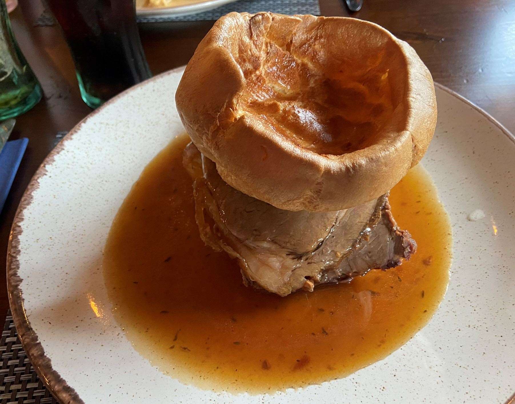 The roast beef