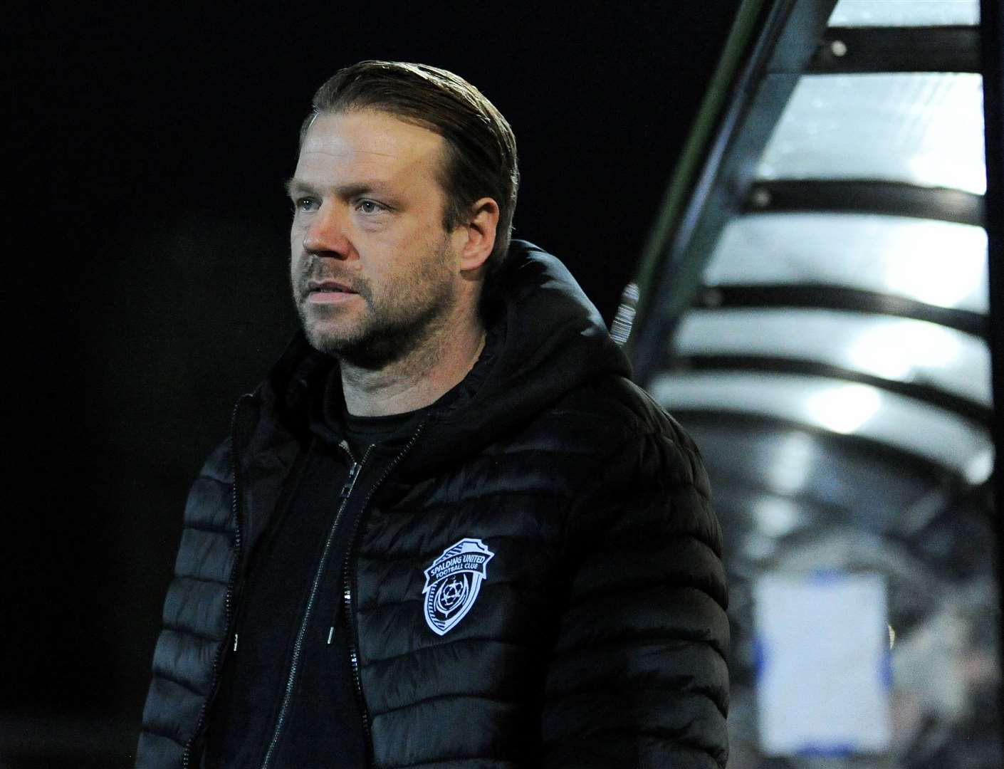 Spalding manager Jimmy Dean. Photo: Chris Lowndes