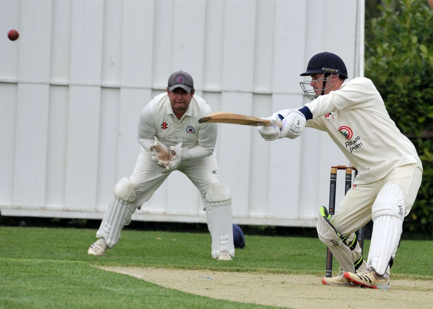 Josh Bentley batting for Bourne 2nds. Photo: Chris Lowndes