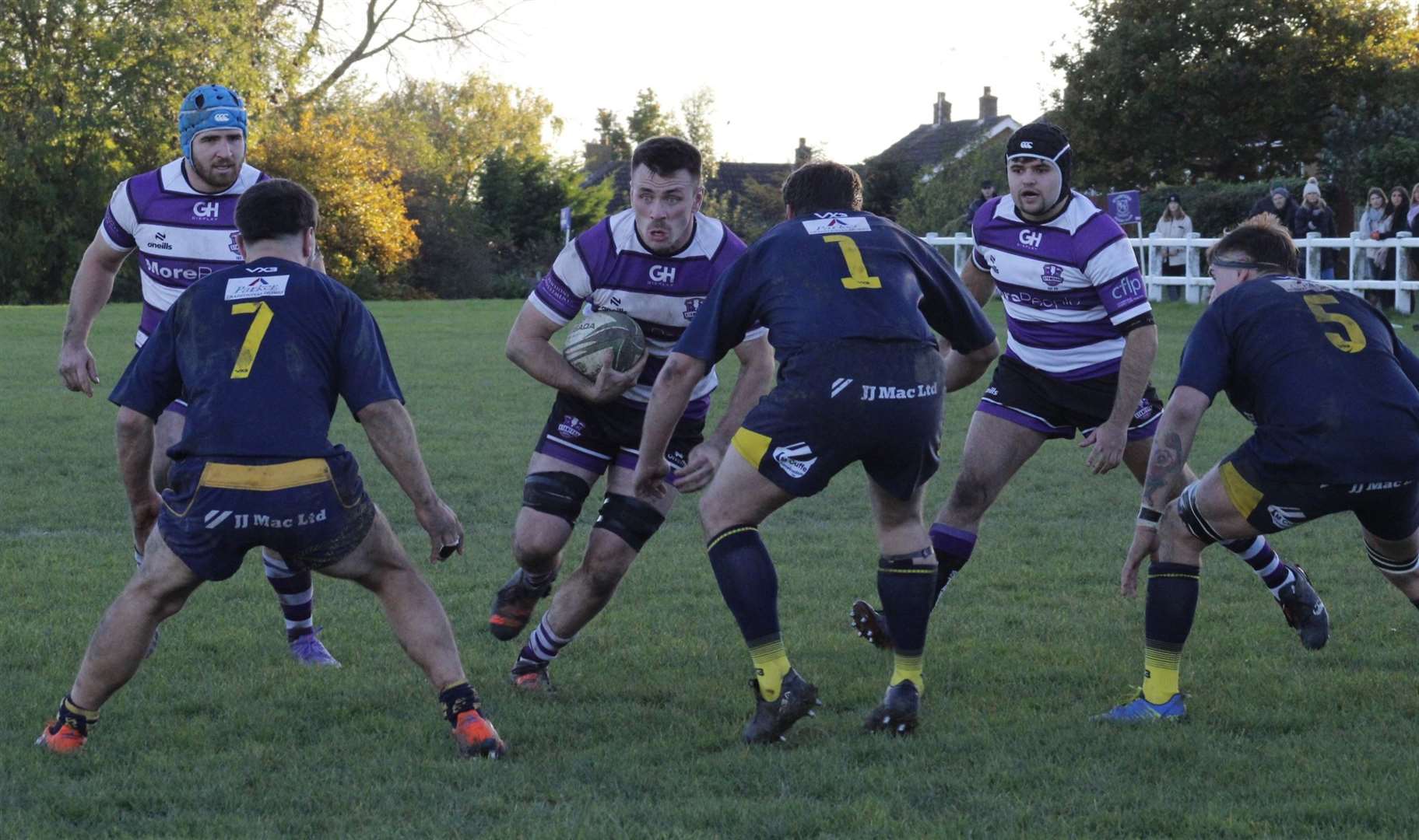 Derby day action from Stamford's victory over Bourne. Photo: Darren Dolby