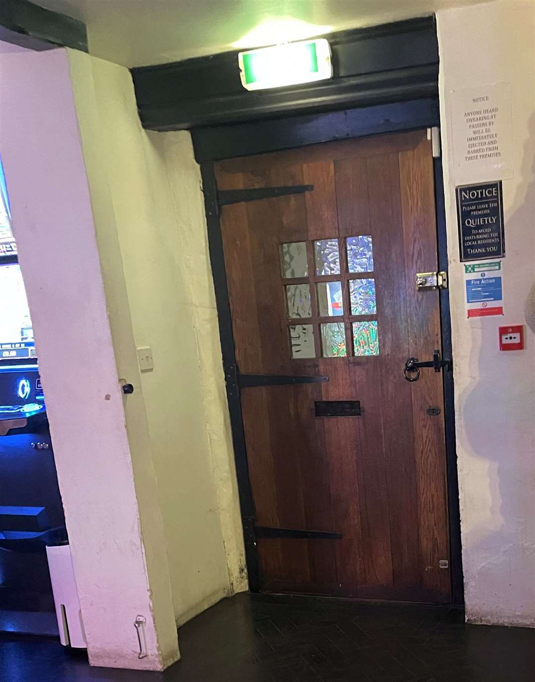 I don't think I've ever been to a pub with a sturdier door