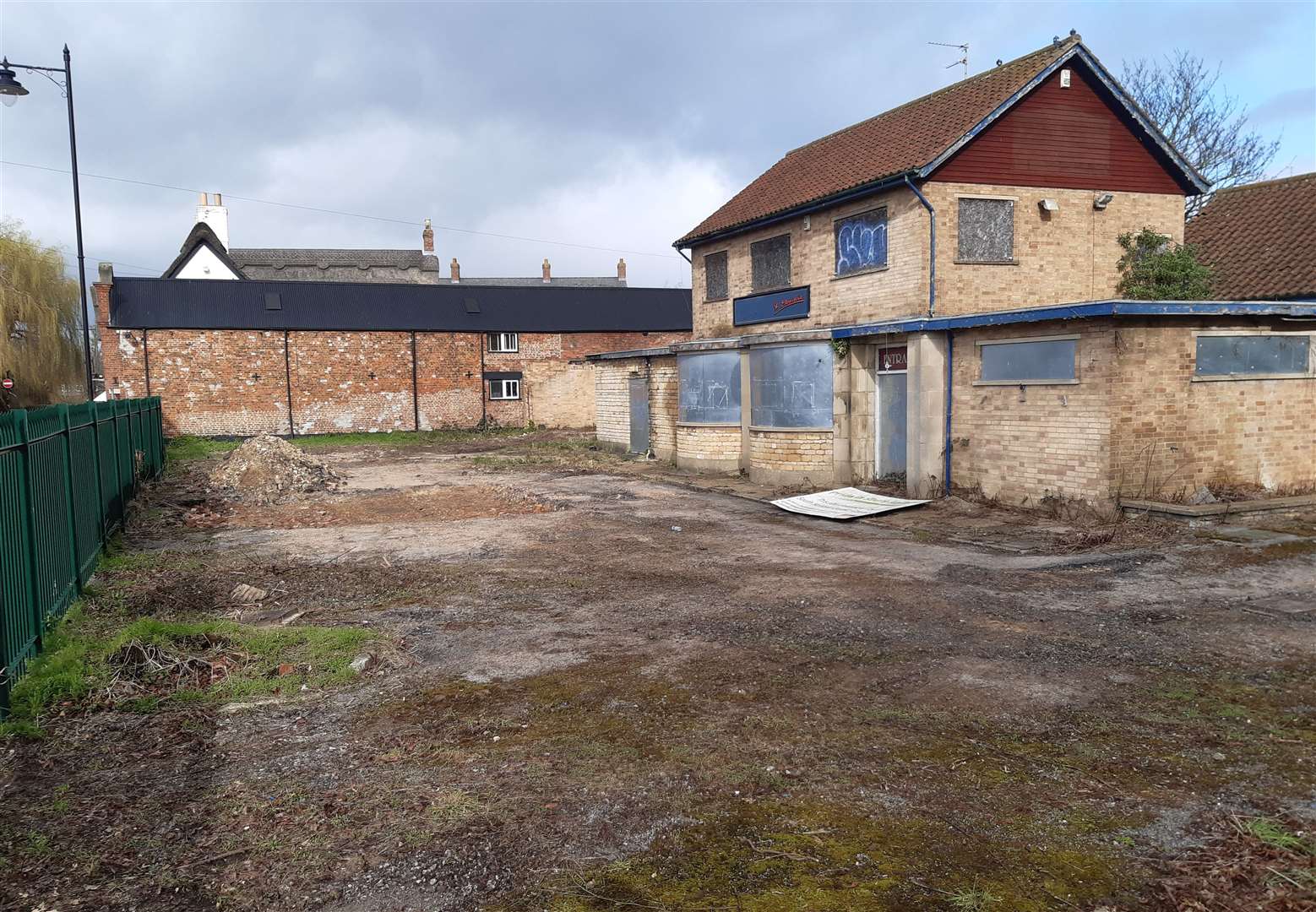 Excavation work has been undertaken at the Bull and Monkie site in Spalding