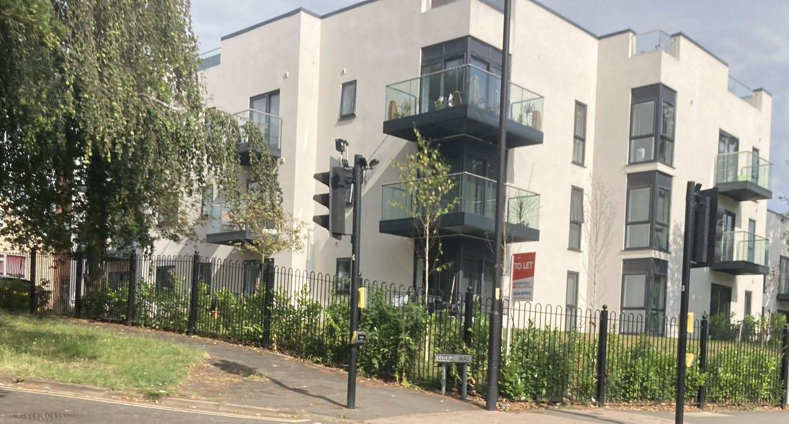 Apartments now occupy the land where Manthorpe Lodge once existed.
