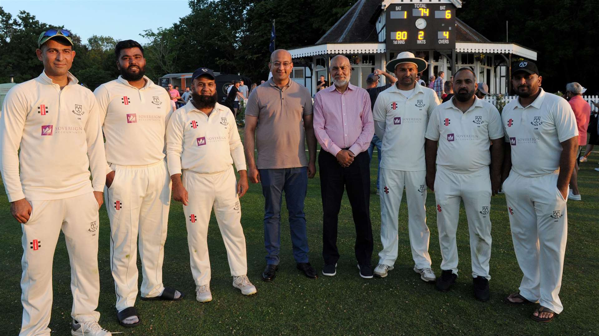 Oundle beat Barnack in the final of the Burghley Sixes. Photo: Chris Lowndes