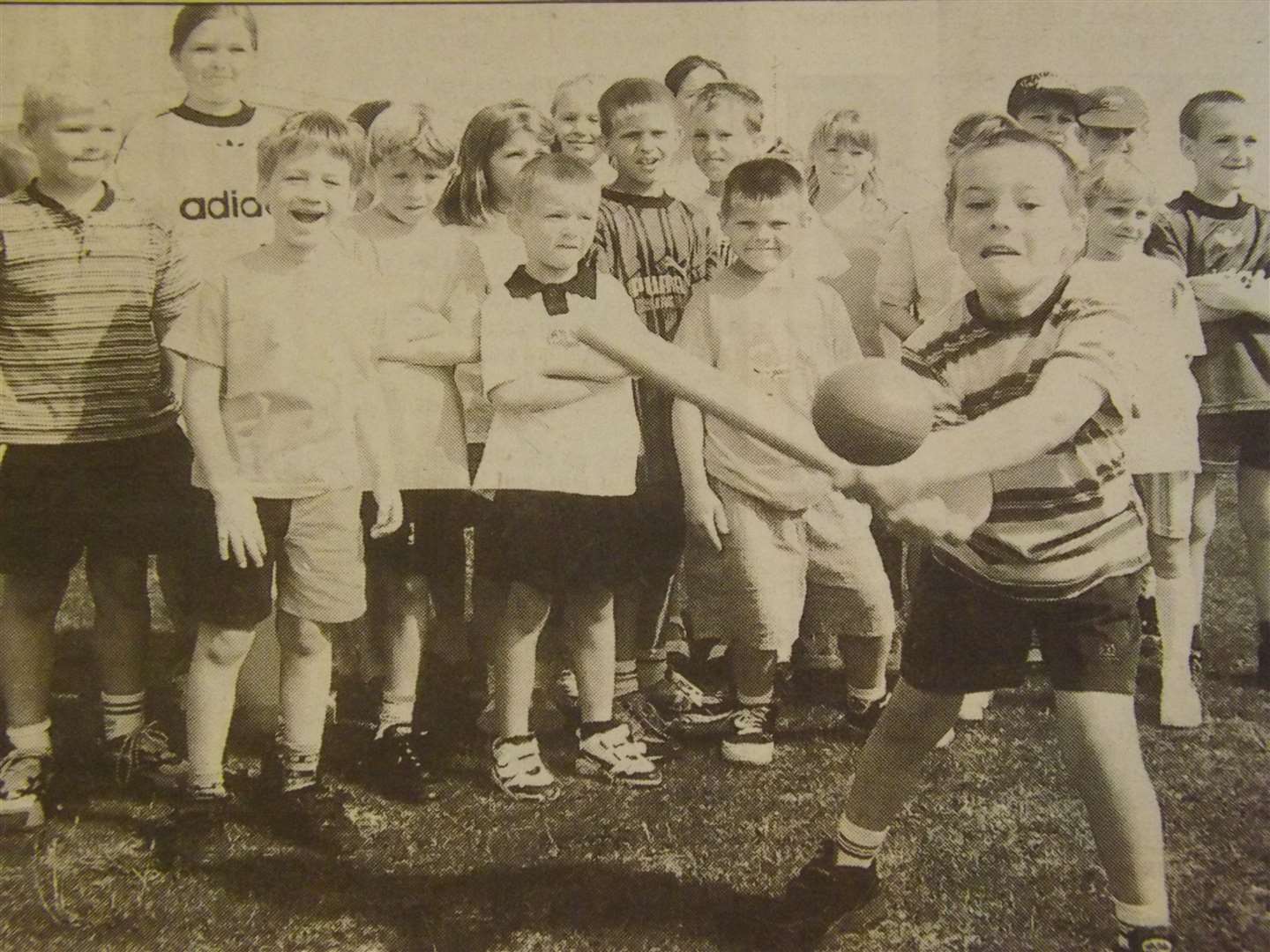 25 years ago: August 28, 1998 – Home run: Joseph Chiverton swings his bat in a game of rounders at the Stamford St Augustine's Primary School playsheme.