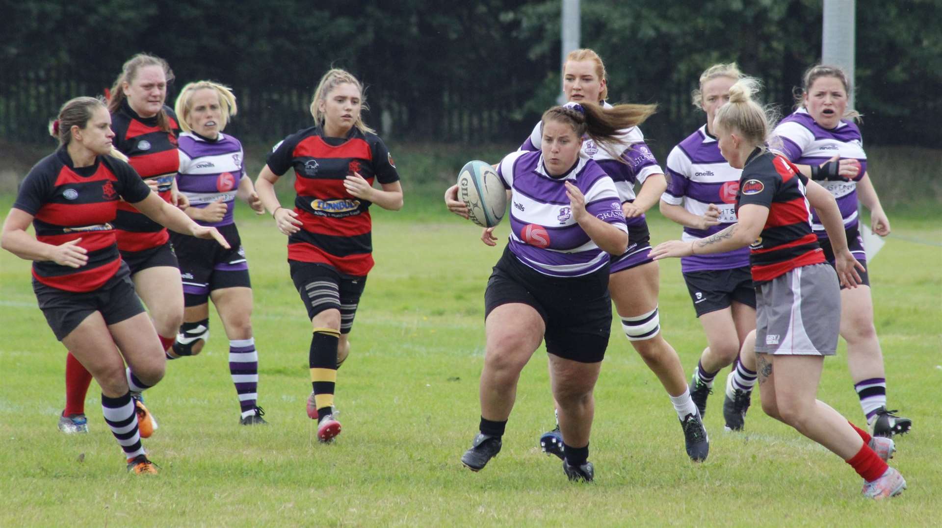 Action from Stamford Women's victory over Sleaford on Sunday. Photo: Darren Dolby