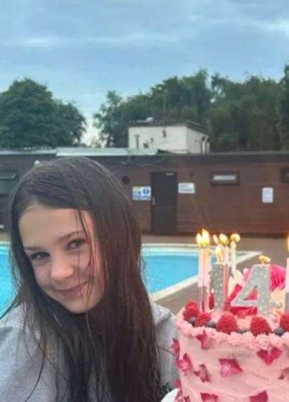 Lisa Szymanowska celebrating her 14th birthday. PHOTO: SUBMITTED